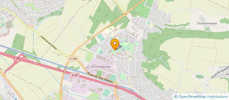 localisation de l'entreprise MADAME CHRISTELE TROUGNOU à BOURGOIN-JALLIEU