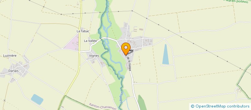 localisation de l'entreprise MADAME CHRISTELE VALOTEAU  RIVES-D'AUTISE