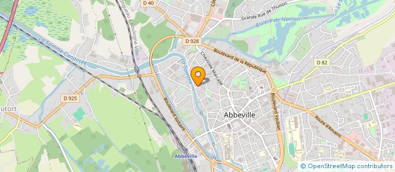 localisation de l'entreprise MADAME CHRISTELE VAN LERBERGHE à ABBEVILLE