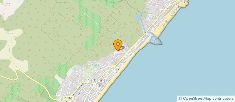 localisation de l'entreprise MADAME CHRISTELE VERGER  NARBONNE