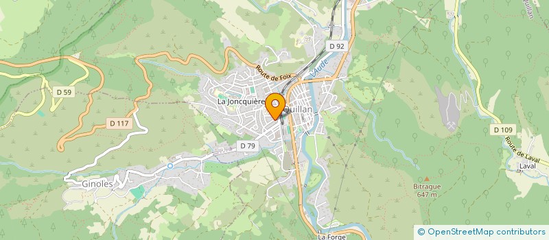 localisation de l'entreprise MADAME CHRISTELE ZAGULA à QUILLAN