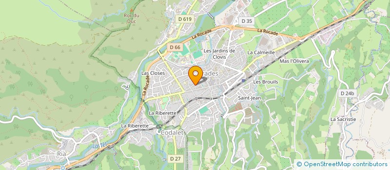 localisation de l'entreprise MADAME CHRISTELL BRIARD à PRADES