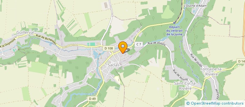 localisation de l'entreprise MADAME CHRISTELL THERENE  PUSSAY