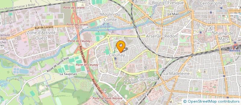 localisation de l'entreprise MADAME CHRISTELLA NDONGALA MANUEL  RENNES