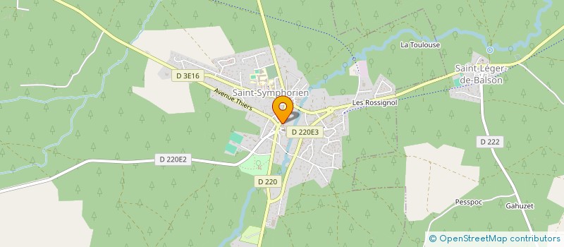 localisation de l'entreprise MADAME CHRISTELLE ABADIE  SAINT-SYMPHORIEN