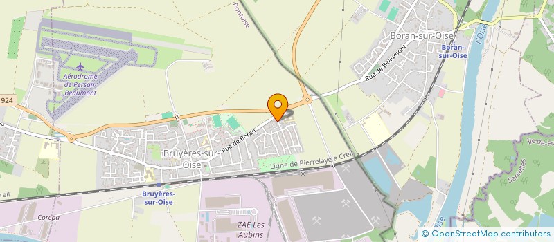 localisation de l'entreprise MADAME CHRISTELLE ABAUZIT  BRUYERES-SUR-OISE