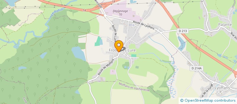 localisation de l'entreprise MADAME CHRISTELLE ADOLPH  FROTEY-LES-LURE