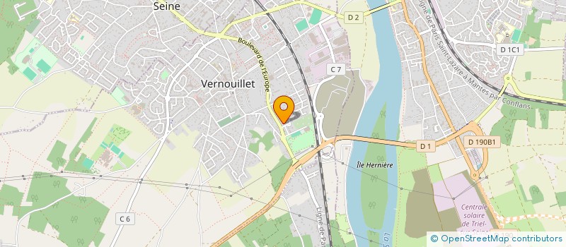 localisation de l'entreprise MADAME CHRISTELLE ADOUMA BECKAILL à VERNOUILLET
