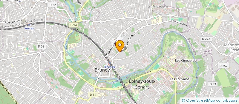 localisation de l'entreprise MADAME CHRISTELLE AFONSO MARQUES à BRUNOY