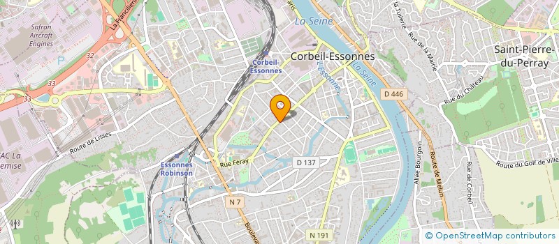 localisation de l'entreprise MADAME CHRISTELLE AKIEWA  CORBEIL-ESSONNES