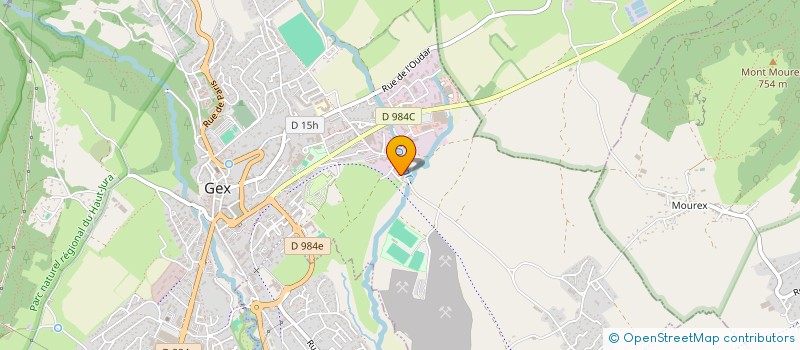 localisation de l'entreprise MADAME CHRISTELLE ALAIME  GEX