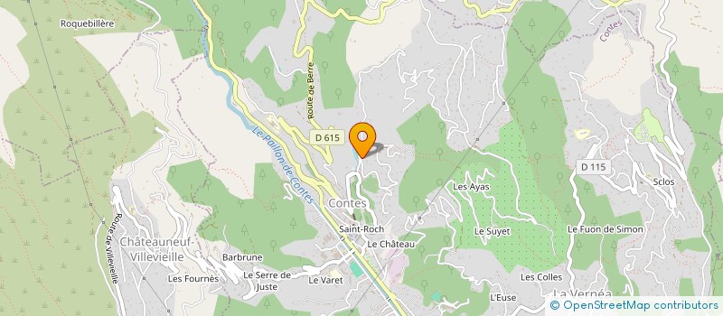 localisation de l'entreprise MADAME CHRISTELLE ALCARAZ  SAINT-LAURENT-DU-VAR