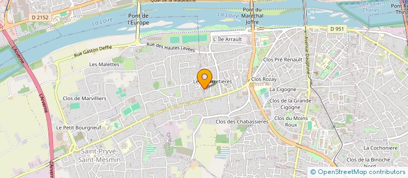 localisation de l'entreprise MADAME CHRISTELLE ALEXANDRE à ORLEANS