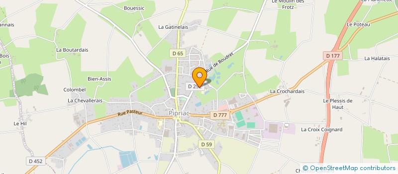 localisation de l'entreprise MADAME CHRISTELLE ALLIO  PIPRIAC