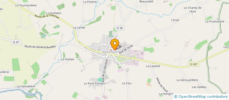 localisation de l'entreprise MADAME CHRISTELLE ALLIX  BARENTON