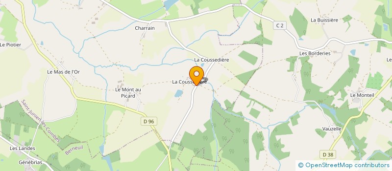 localisation de l'entreprise MADAME CHRISTELLE AMPOULANGE  SAINT-JUNIEN-LES-COMBES