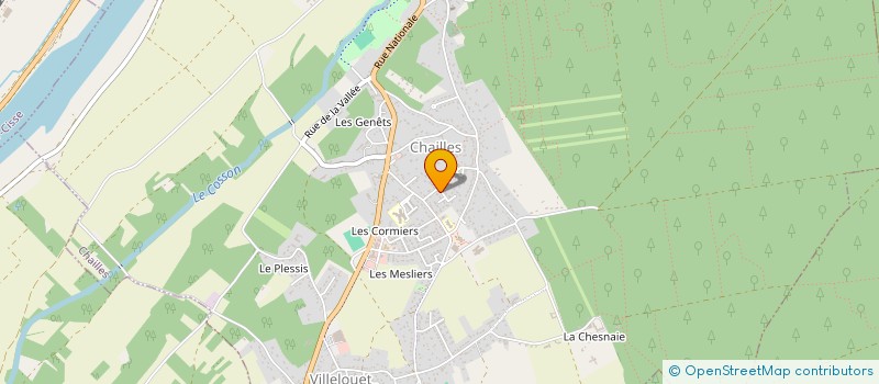 localisation de l'entreprise MADAME CHRISTELLE ANDRAUD  CHAILLES