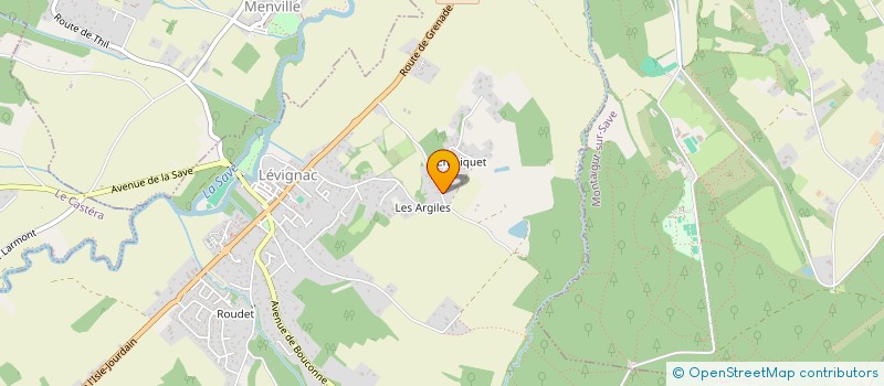 localisation de l'entreprise MADAME CHRISTELLE ANERE  LEVIGNAC