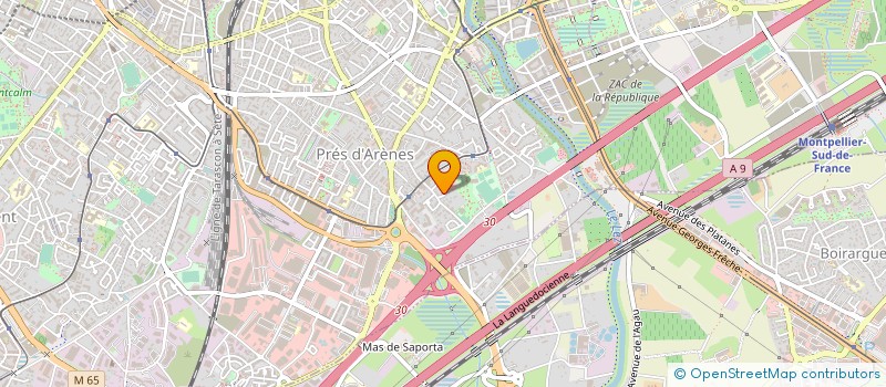 localisation de l'entreprise MADAME CHRISTELLE ANFOSSO à MONTPELLIER