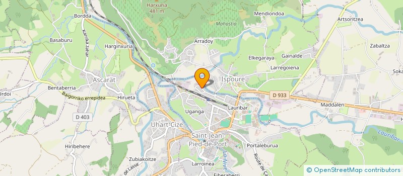 localisation de l'entreprise MADAME CHRISTELLE ANOCIBAR  UHART-CIZE