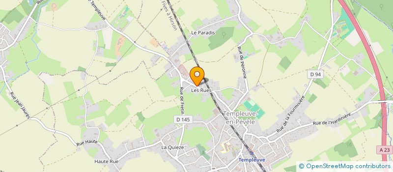 localisation de l'entreprise MADAME CHRISTELLE ARCHAS  TEMPLEUVE-EN-PEVELE