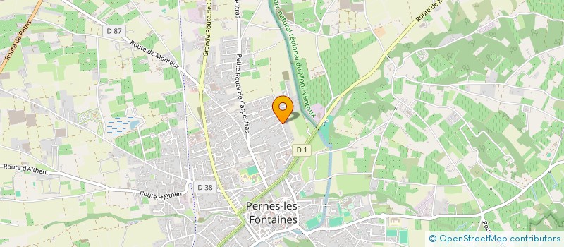 localisation de l'entreprise MADAME CHRISTELLE ARMENGOL  PERNES-LES-FONTAINES