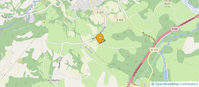 localisation de l'entreprise MADAME CHRISTELLE ARMENTIA  URT