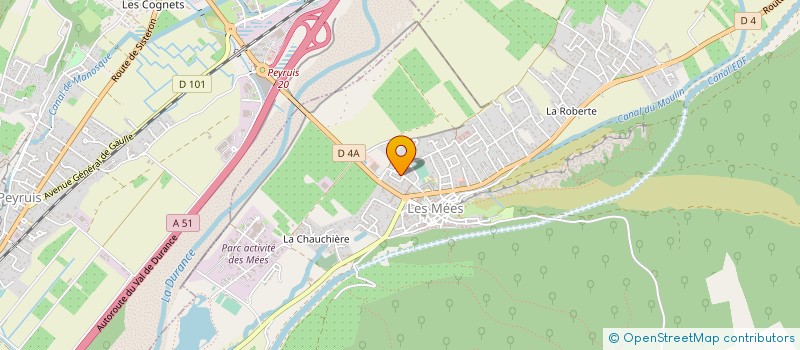 localisation de l'entreprise MADAME CHRISTELLE ARNAUD à LES MEES