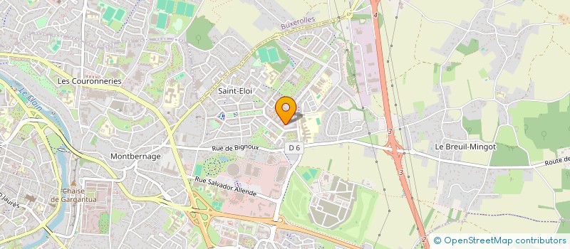 localisation de l'entreprise MADAME CHRISTELLE ARNAUD  POITIERS