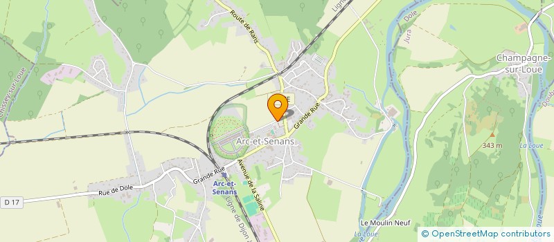 localisation de l'entreprise MADAME CHRISTELLE ARNOULD  ARC-ET-SENANS