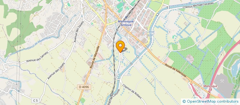 localisation de l'entreprise MADAME CHRISTELLE ARPOULET à MANOSQUE
