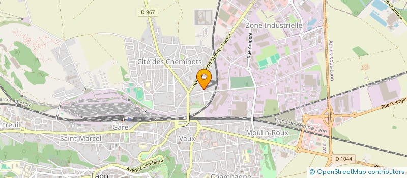 localisation de l'entreprise MADAME CHRISTELLE ASMAR  LAON