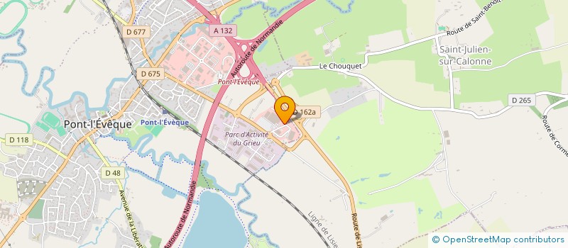 localisation de l'entreprise MADAME CHRISTELLE ASSELIN  PONT L'EVEQUE