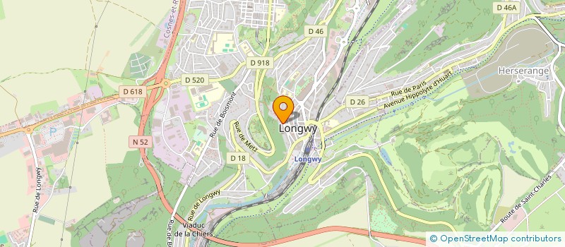 localisation de l'entreprise MADAME CHRISTELLE AUBERTIN à LONGWY
