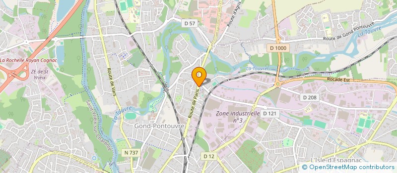 localisation de l'entreprise MADAME CHRISTELLE AUPY  GOND-PONTOUVRE