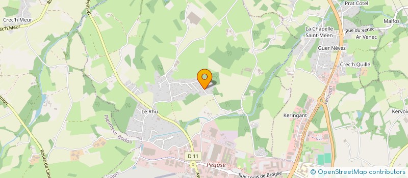 localisation de l'entreprise MADAME CHRISTELLE AUVRAY à LANNION