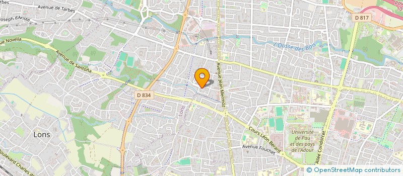 localisation de l'entreprise MADAME CHRISTELLE AWONG AWONG  LONS