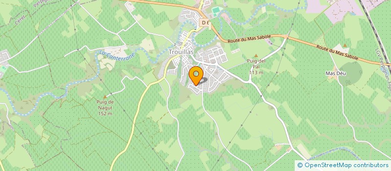 localisation de l'entreprise MADAME CHRISTELLE AYRAL  TROUILLAS