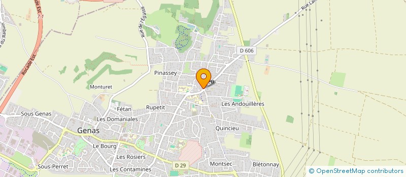 localisation de l'entreprise MADAME CHRISTELLE AYVAZIAN  GENAS