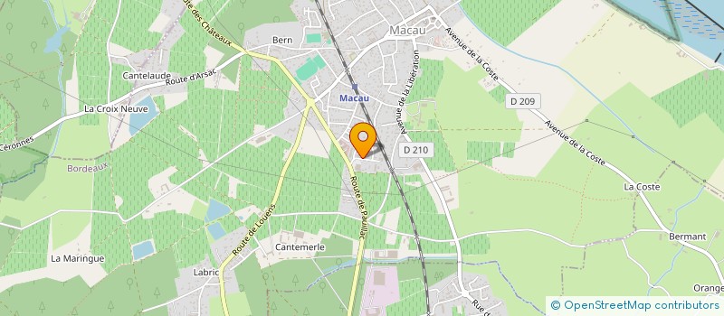 localisation de l'entreprise MADAME CHRISTELLE BAC  MACAU