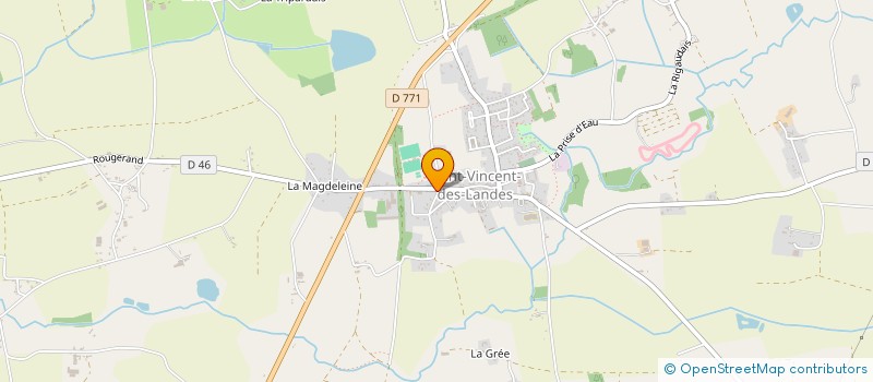 localisation de l'entreprise MADAME CHRISTELLE BACHELIER  SAINT-VINCENT-DES-LANDES