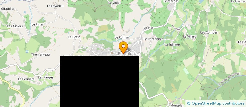 localisation de l'entreprise MADAME CHRISTELLE BAKPESSI  RONTALON