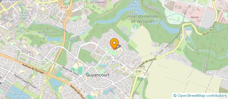 localisation de l'entreprise MADAME CHRISTELLE BALLON  GUYANCOURT