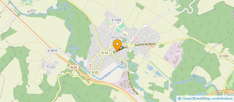 localisation de l'entreprise MADAME CHRISTELLE BARBA  BRAINE