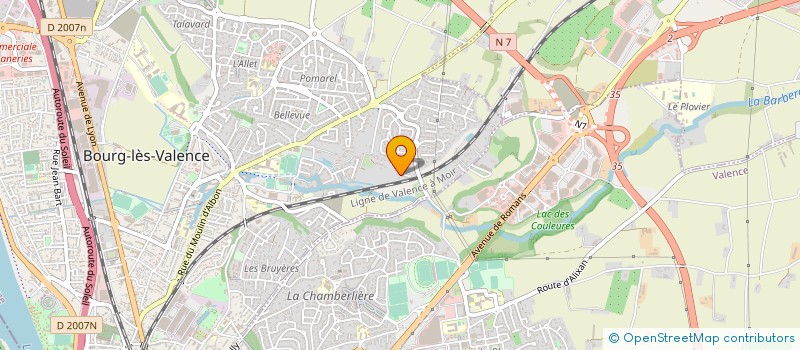 localisation de l'entreprise MADAME CHRISTELLE BARBARINI à BOURG-LES-VALENCE