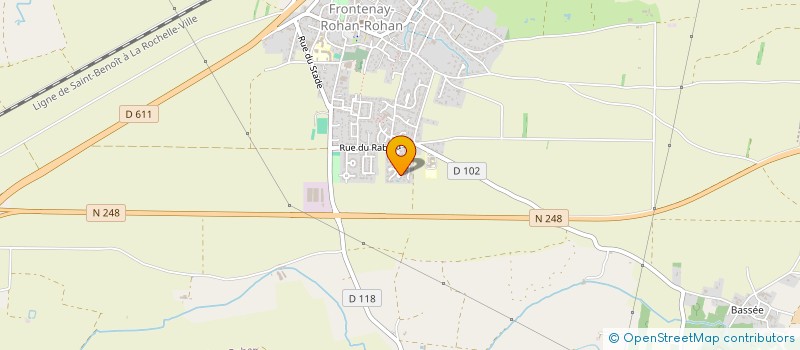 localisation de l'entreprise MADAME CHRISTELLE BARBEAU  FRONTENAY-ROHAN-ROHAN