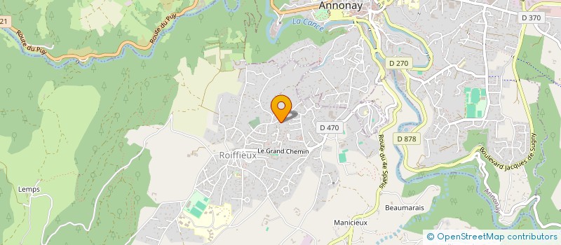 localisation de l'entreprise MADAME CHRISTELLE BARDY  ROIFFIEUX