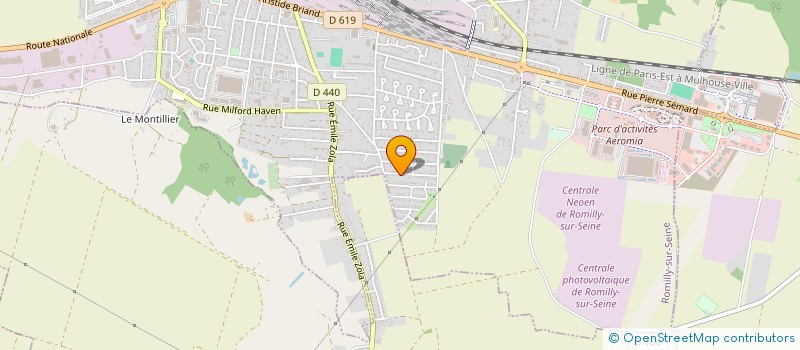 localisation de l'entreprise MADAME CHRISTELLE BARON  ROMILLY-SUR-SEINE