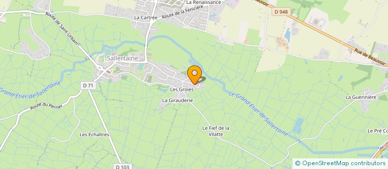 localisation de l'entreprise MADAME CHRISTELLE BAROTIN à SALLERTAINE