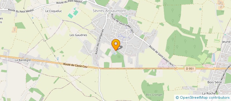 localisation de l'entreprise MADAME CHRISTELLE BARRITAULT  SAVIGNY-LEVESCAULT